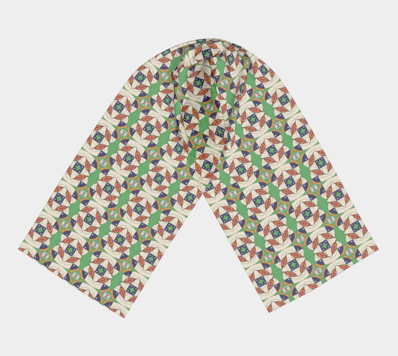 Umoja Silk Scarf | Afrocentric Pride & Queer Art
