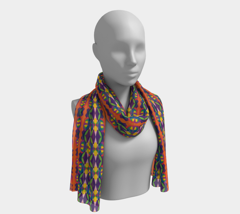 Carnival Butterfly Baby Long Scarf | Black Joy & Queer Art