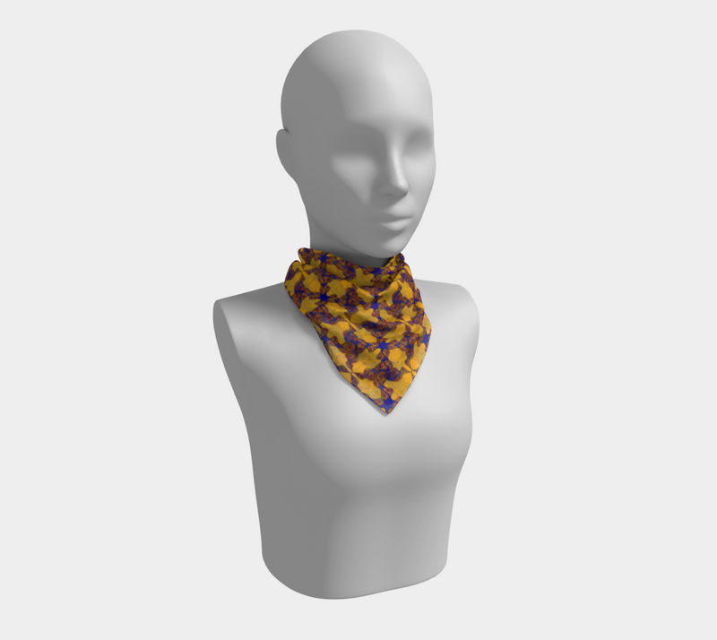 Hot Wata Square Silk Scarf | Black Queer Art