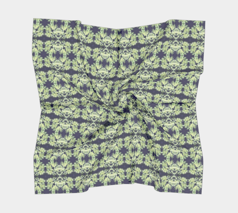 Lovin Lichen Square Silk Scarf | Queer Art & Black Pride