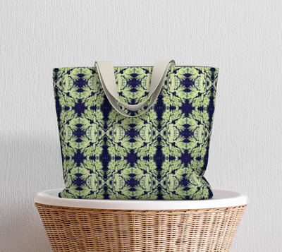 Lovin Lichen Large Tote Bag | Black Queer Art