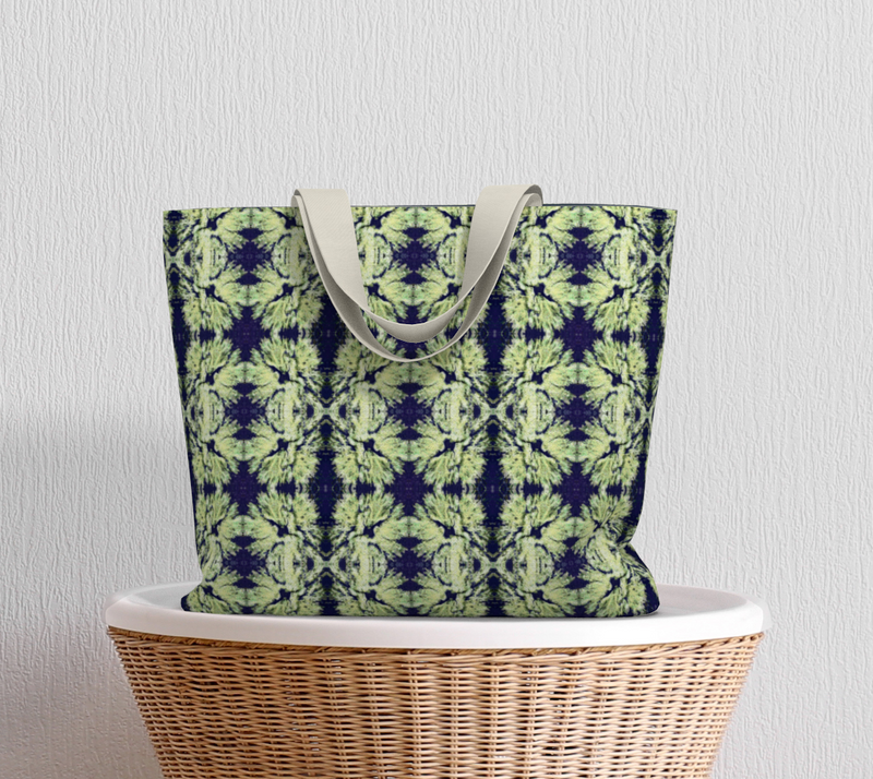 Lovin Lichen Large Tote Bag | Black Queer Art