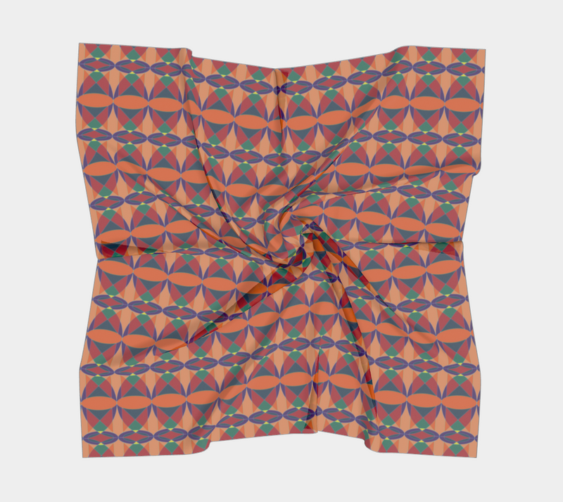 Ujima Silk Square Silk Scarf | Kwanzaa & Black Pride