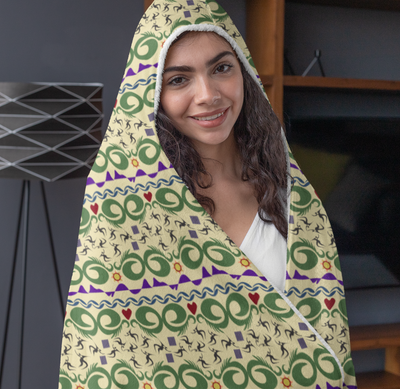 Cave Songs Hooded Blanket | Black Queer Art