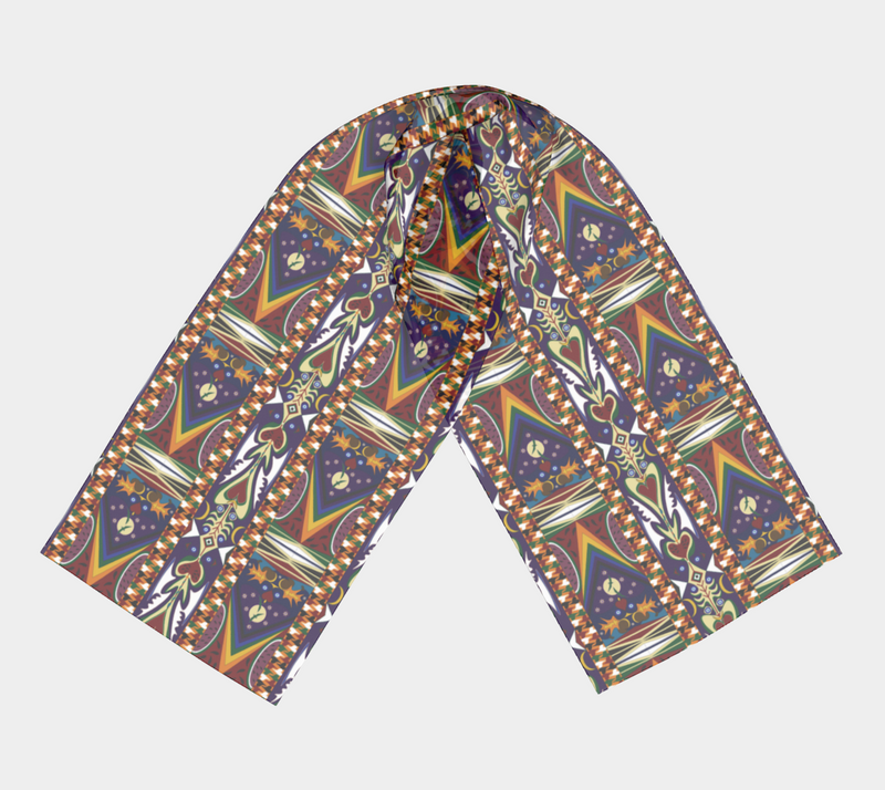 Watermelon Proud Long Scarf | Black Pride & Queer Art