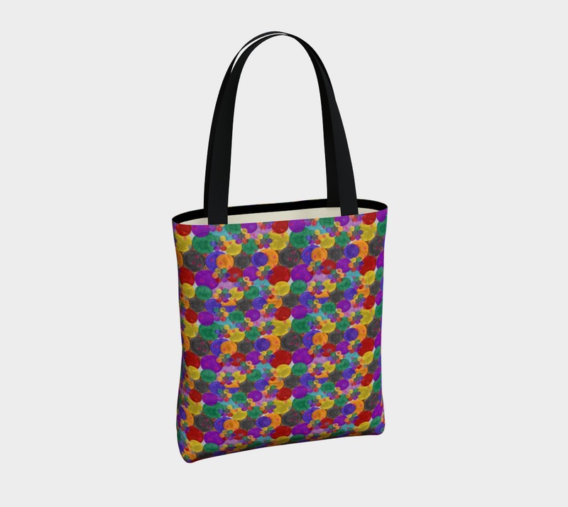 Bubbling With Pride Swany Tote Bag | LGBTQ+ Pride Decor