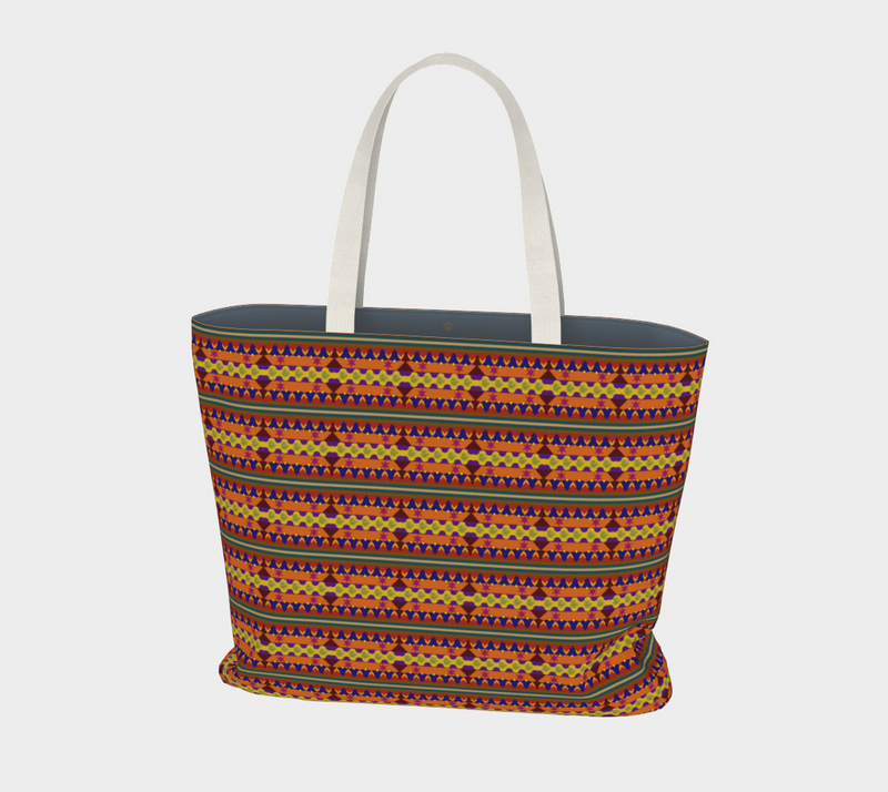 Kujichagulia Large Tote Bag | Black Self-Determination