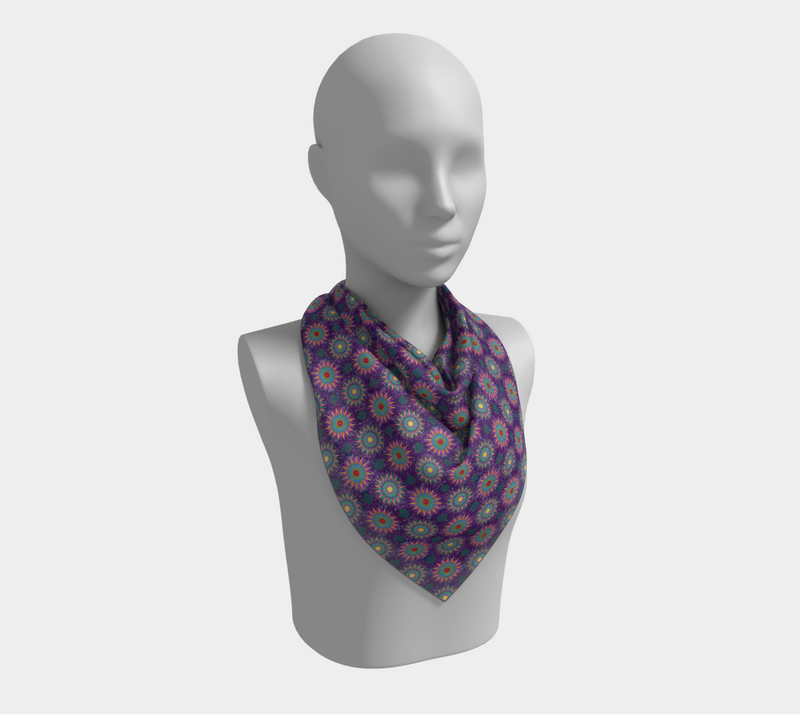 Bonfire Night Square Scarf | Black Queer Art