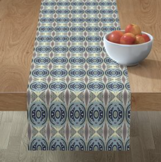Exit The Cosmic Egg Table Runner | Afrocentric Decor