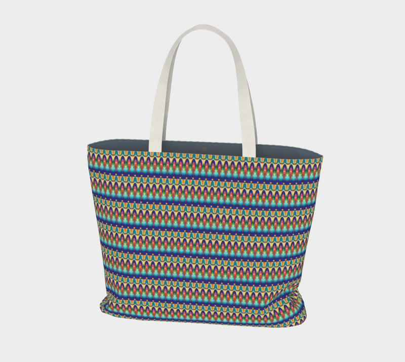 Our Sacred Temples Large Tote Bag | Afrocentric Spirituality