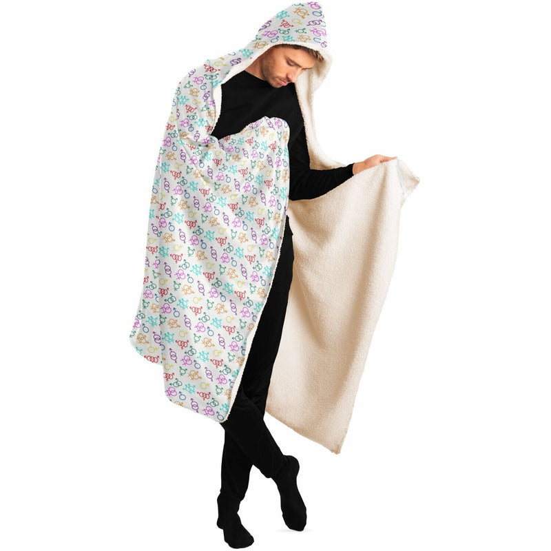 Come As You Are Hooded Blanket | Black Queer Joy Decor
