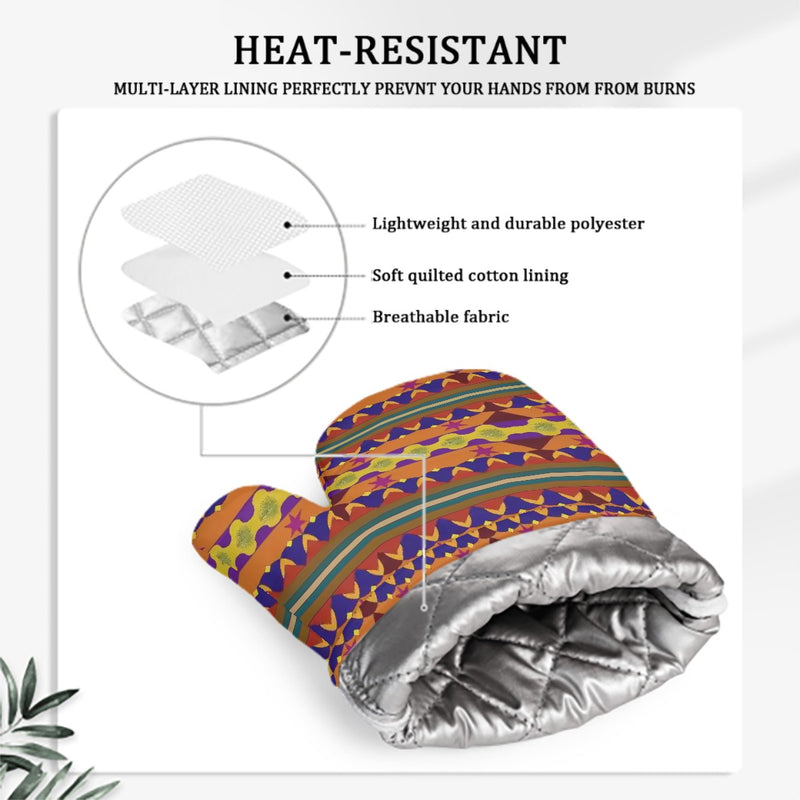 Kujichagulia Silicone Oven Mitts