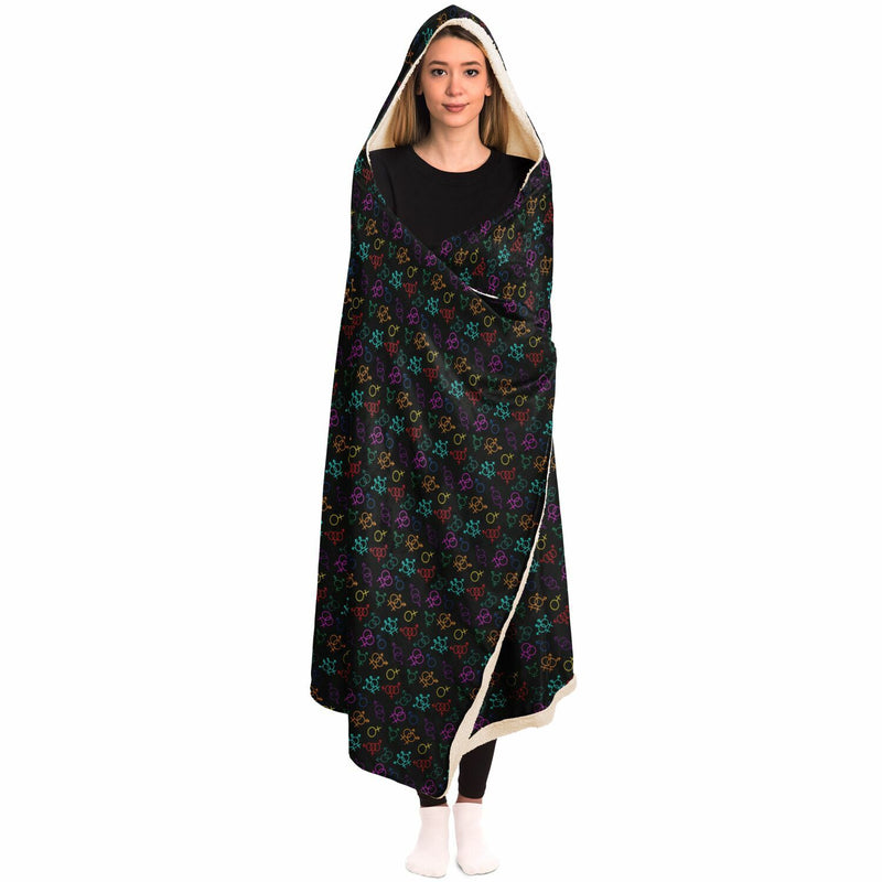 Come As You Are Hooded Blanket | Queer Affirmation Decor