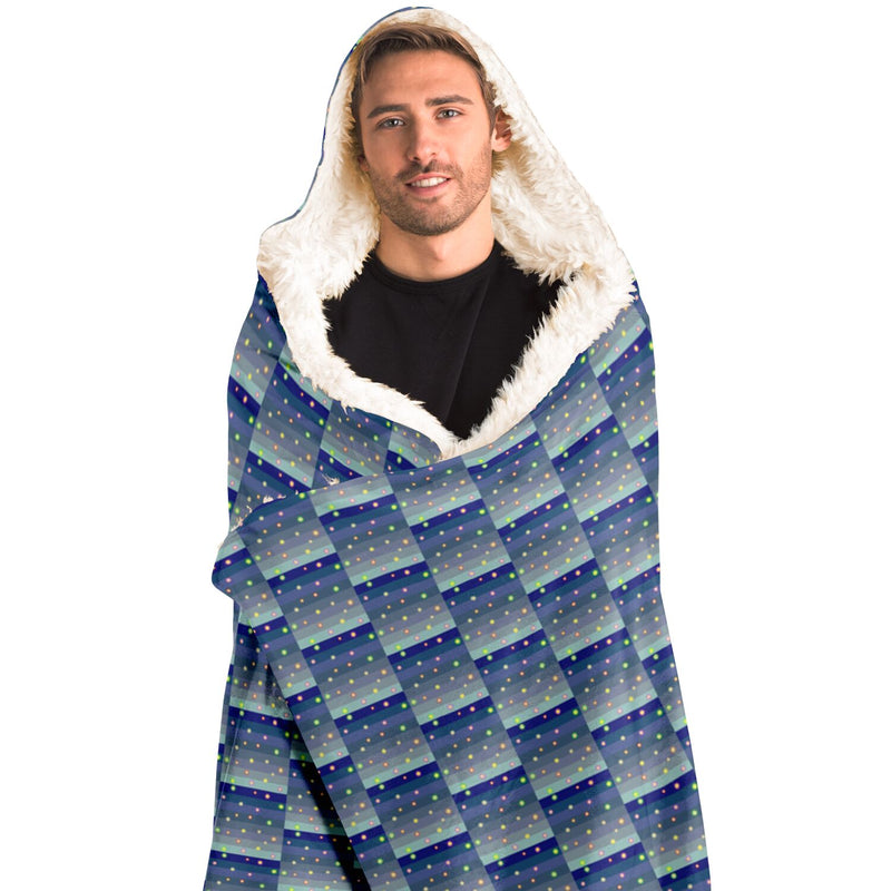 Winter Star Basket Hooded Blanket | Afrocentric Cozy Decor
