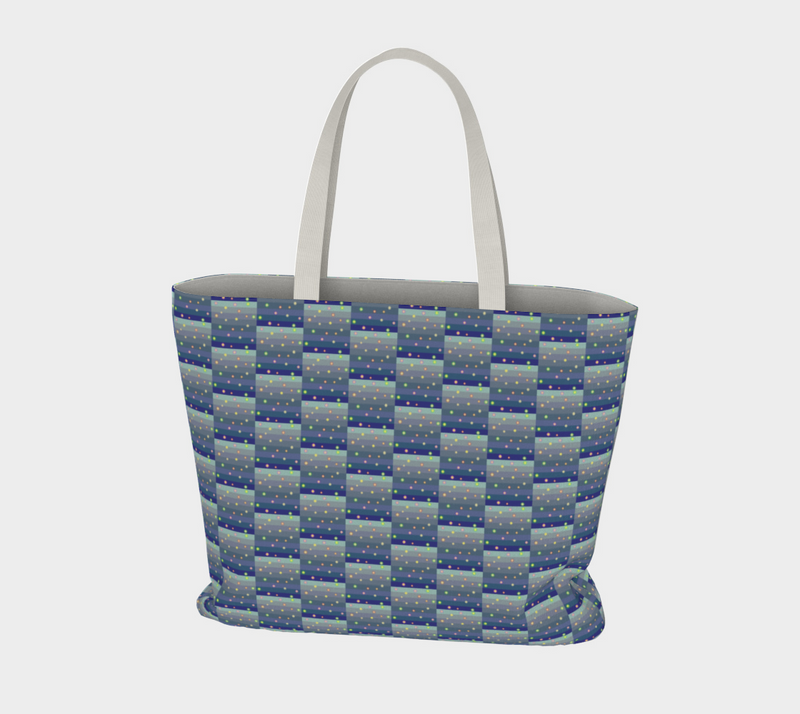 Winter Star Basket Large Tote Bag | Black Joy & Queer Art