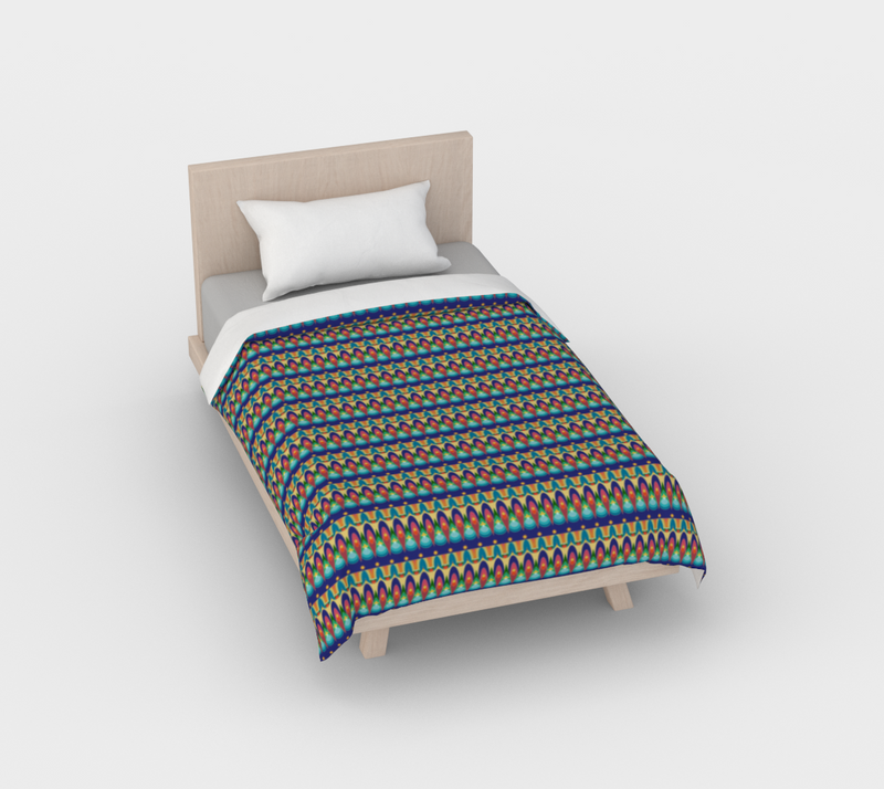 Our Sacred Temples Duvet Cover