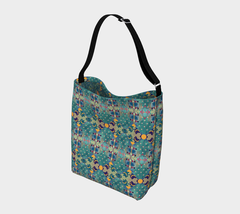 Aqua De Luna Crossbody Tote