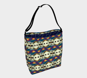 Spider Granma's Love Village Messenger Tote | Afrocentric Queer Art