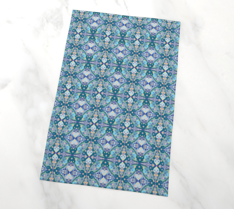 Once In A Blue Love Tea Towel