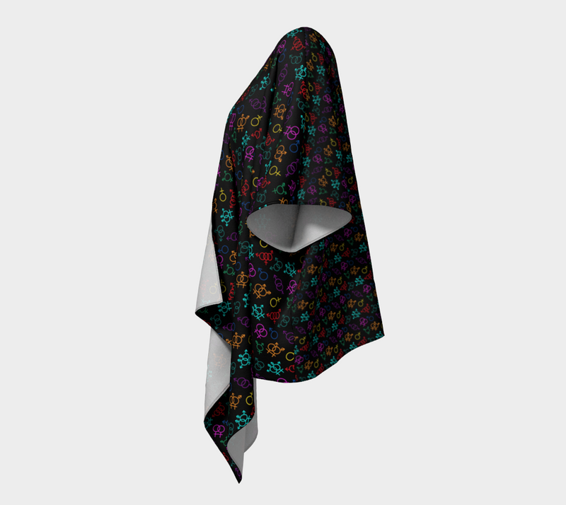 Come As You Are Draped Kimono | Queer Art Clothing