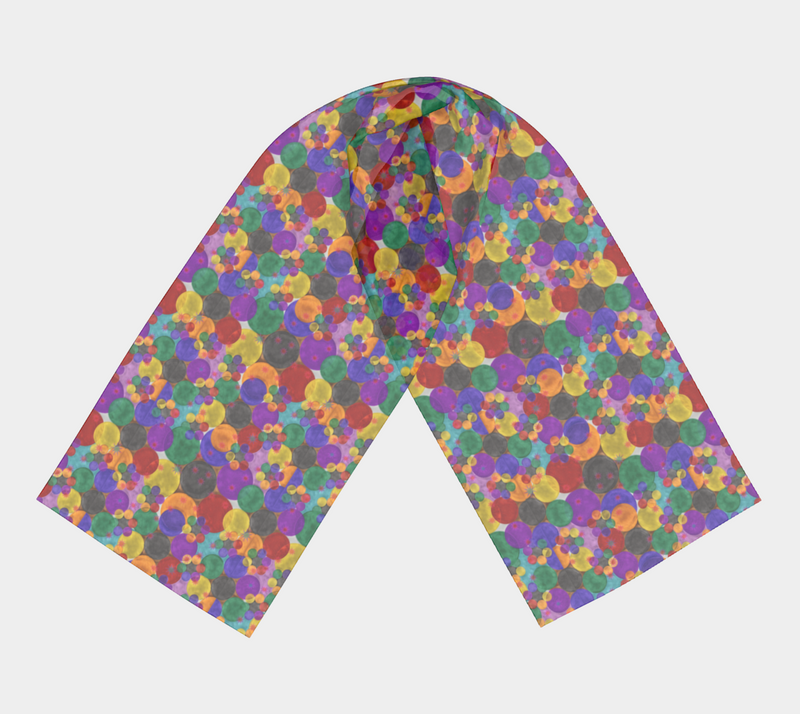 Bubbling With Pride Long Scarf | LGBTQ+ Pride Fashion