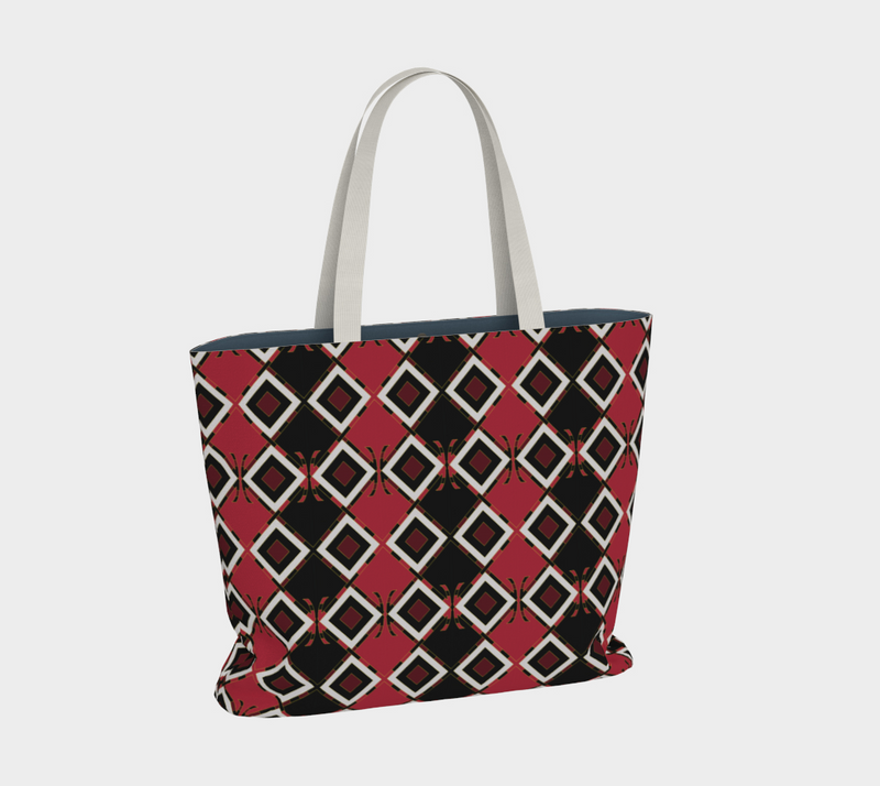 Garabato Pathways Large Tote Bag | Afrocentric Queer Art