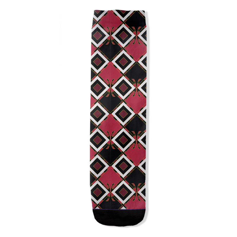 Garabato Pathways Socks | Afrocentric Spiritual Art