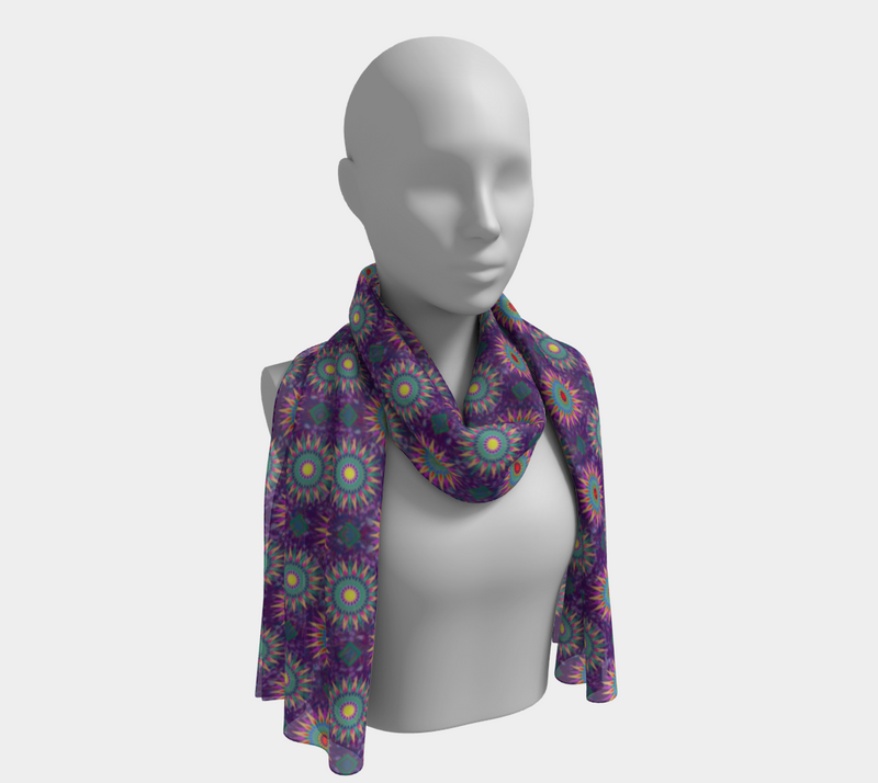 Bonfire Night Long Scarf | Black Queer Art