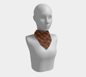 Kujichagulia Square Silk Scarf | Black Self-Determination