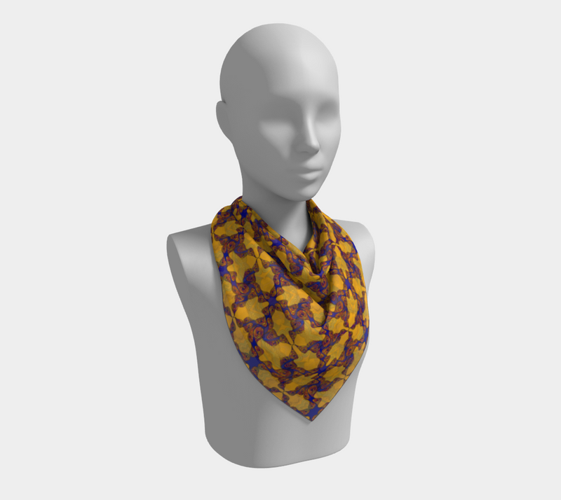 Hot Wata Square Silk Scarf | Black Queer Art