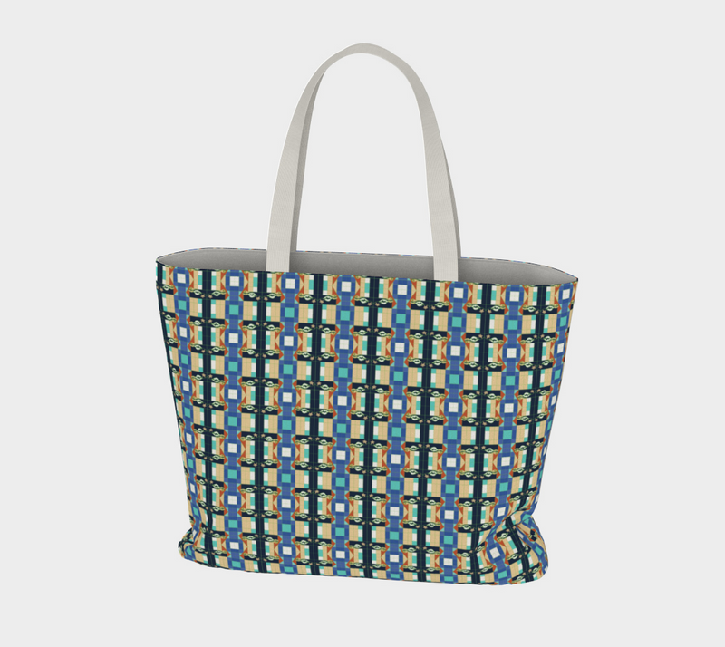 Deep Wata Large Tote Bag | Afrocentric Pride