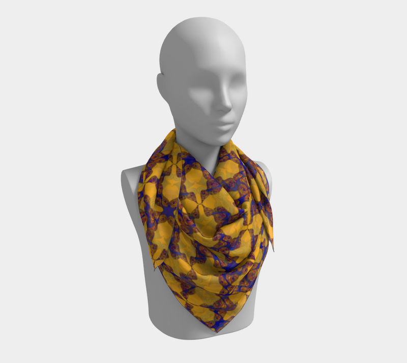 Hot Wata Square Silk Scarf | Black Queer Art
