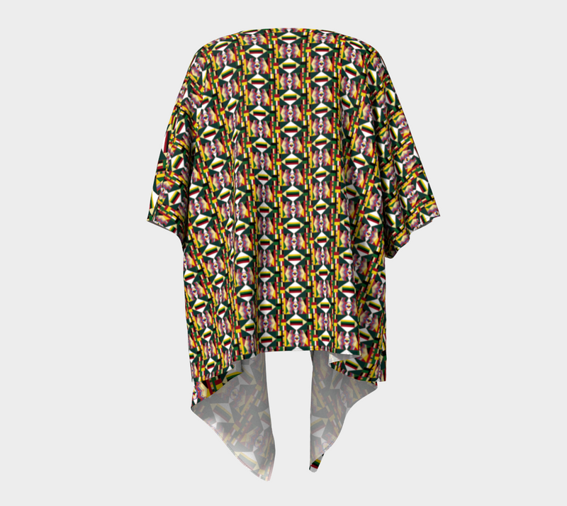 UNTI Draped Kimono | Black Queer Art