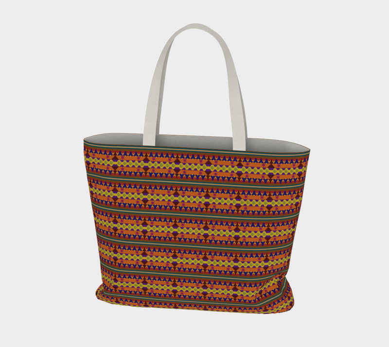 Kujichagulia Large Tote Bag | Black Self-Determination