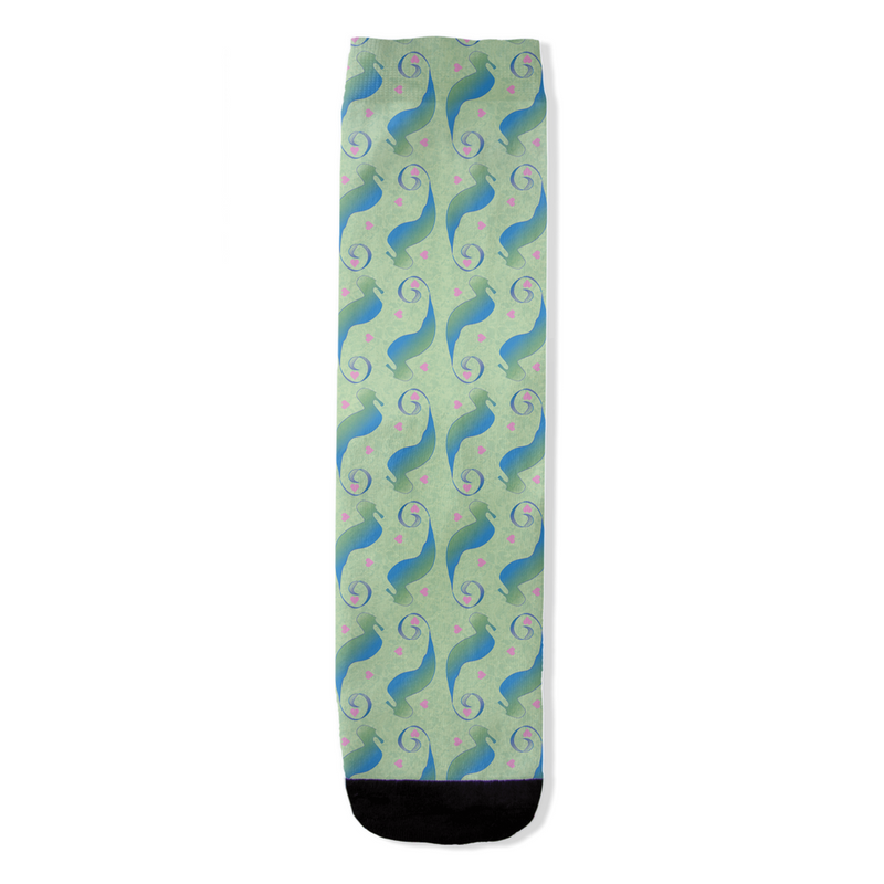 Seahorses Share Futures Socks | Queer Art & Pride