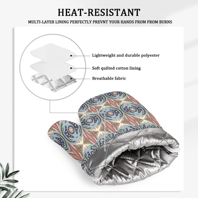 Exit The Cosmic Egg Silicone Oven Mitts