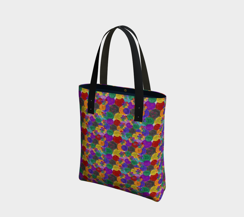 Bubbling With Pride Swany Tote Bag | LGBTQ+ Pride Decor