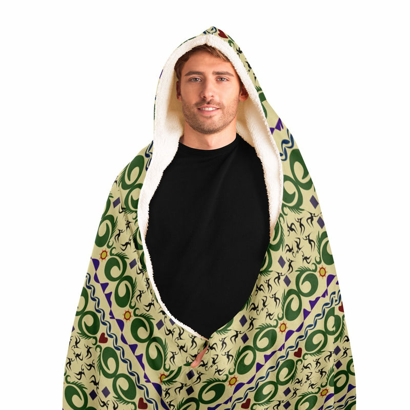 Cave Songs Hooded Blanket | Black Queer Art