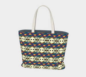 Spider Granma's Love Village Large Tote Bag | Afrocentric Gifts