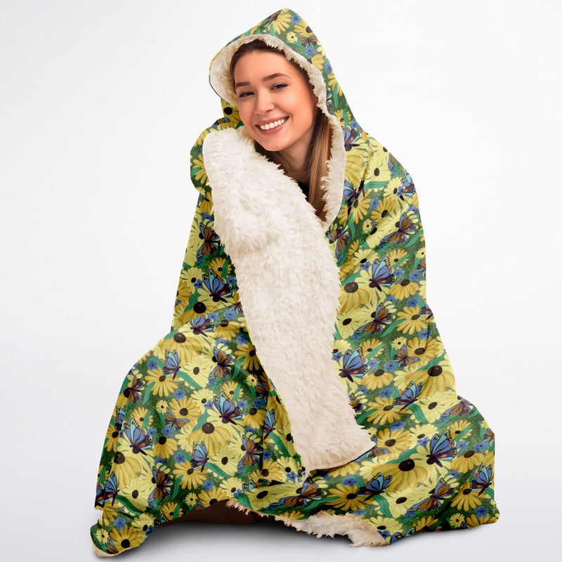 The Susans Party Hooded Sherpa Blanket