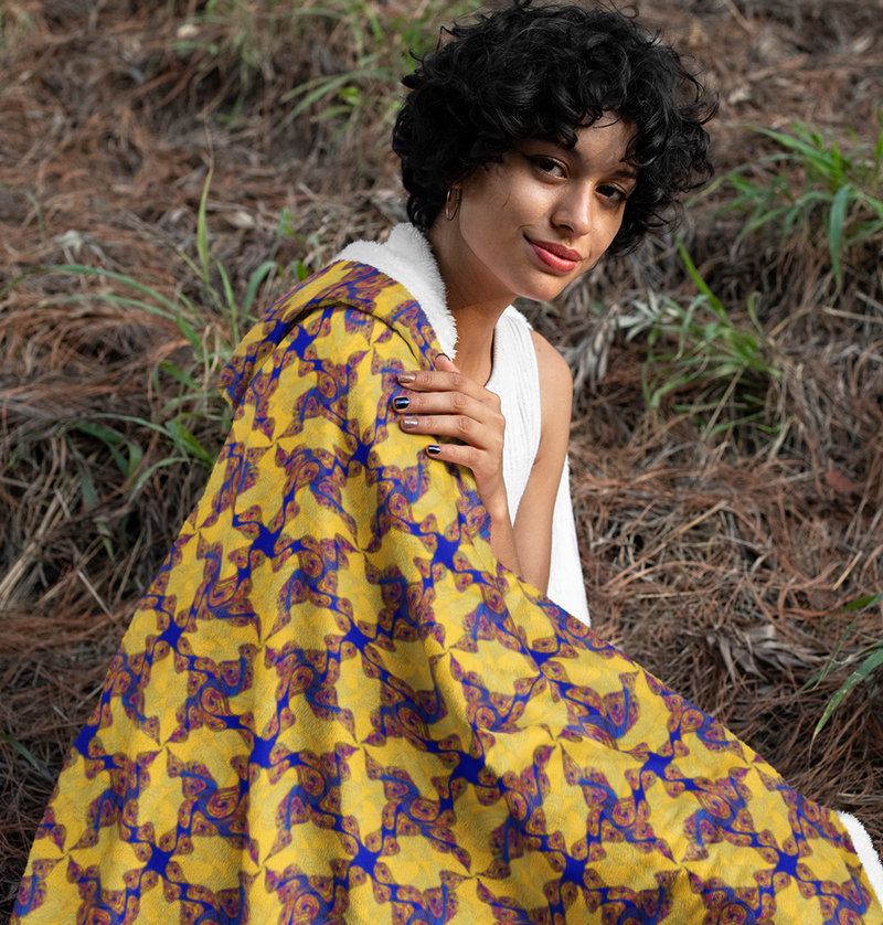 Hot Wata Hooded Blanket | Oshun Inspired Decor