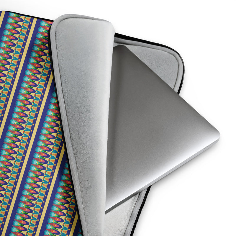 Our Sacred Temples Laptop Sleeve | Afrocentric Tech Accessories