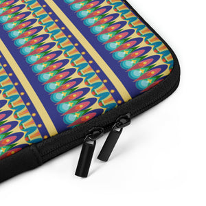 Our Sacred Temples Laptop Sleeve | Afrocentric Tech Accessories