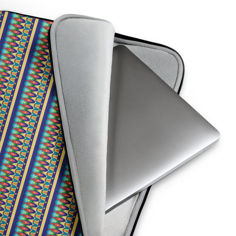 Our Sacred Temples Laptop Sleeve | Afrocentric Tech Accessories