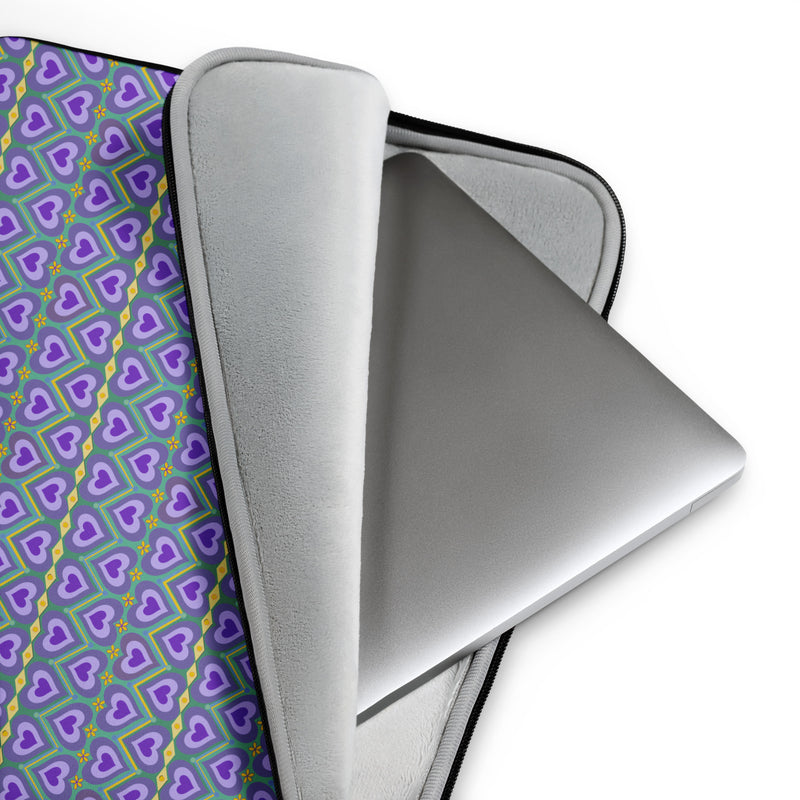 Lavender Love Laptop Sleeve | Queer Pride Tech