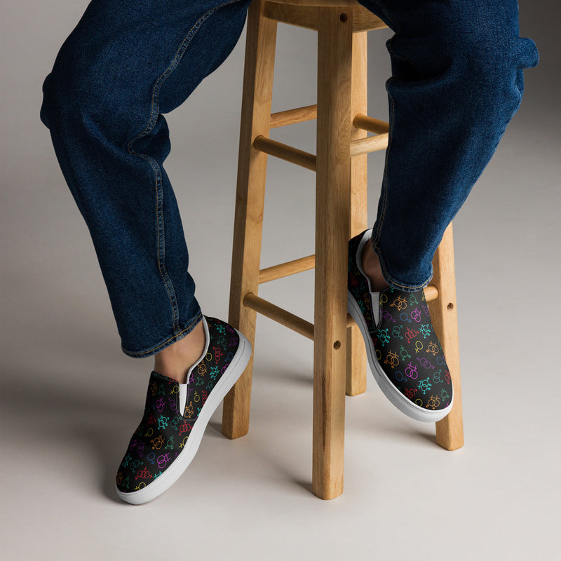 Come As You Are Round Toe Slip On Canvas Shoes | Queer Art