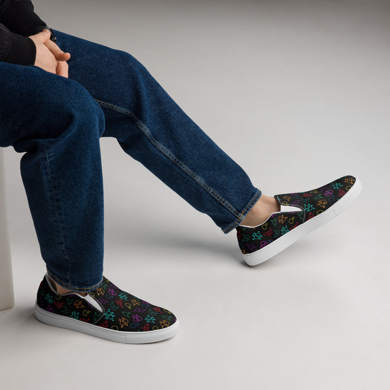 Come As You Are Round Toe Slip On Canvas Shoes | Queer Art