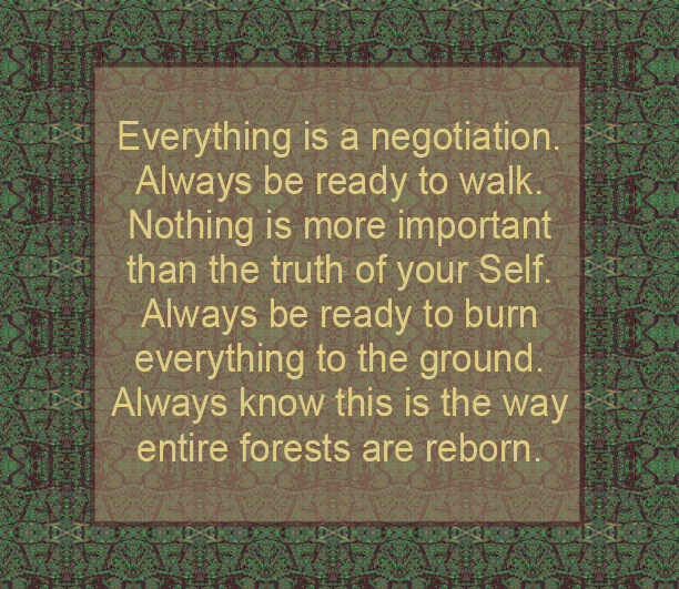 Everything Is A Negotiation Soy Candle | Black Queer Home Decor