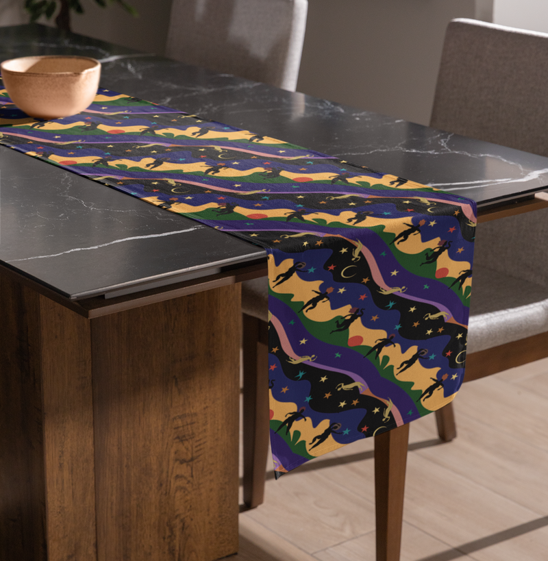 Autumn Dancers Table Runner | Black Joy Decor