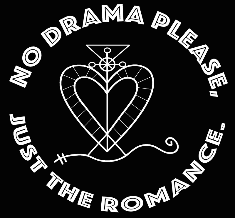 No Drama, Just The Romance Racerback Tank Top | Queer Romance Apparel